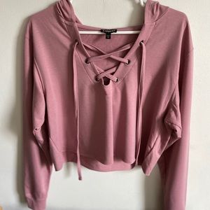 Express crop sweatshirt xsmall